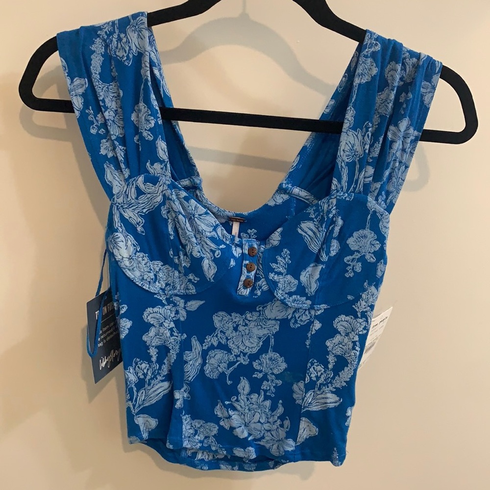 Free People top with tags